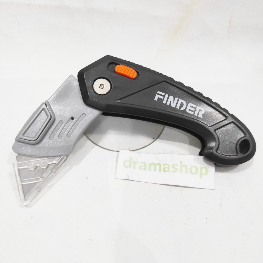 Pisau Cutter Kater Lipat Foldable Knife grc gipsum Finder