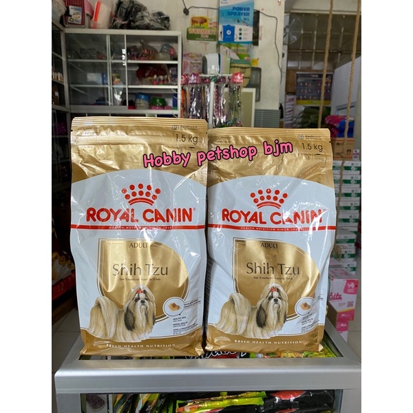 Royal canin 1.5kg shih tzu adult dog food makanan anjing shitzu 1.5 kg shihtzu shitsu rc dogfood