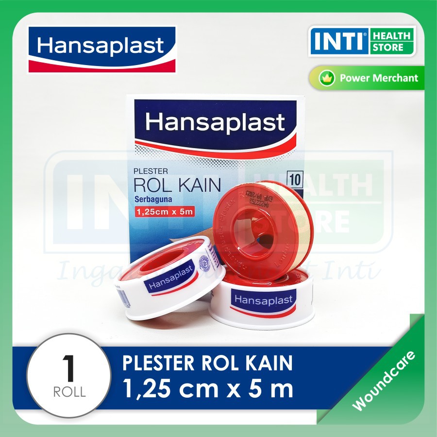 Hansaplast | Plester Rol Kain 1.25 x 5 m | Plester Kain Serbaguna