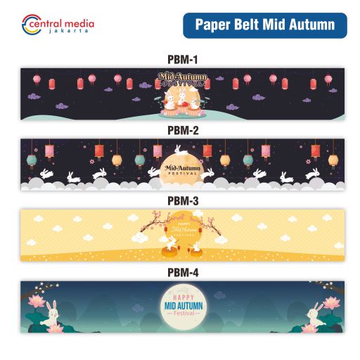 

Paper Belt Mid Autumn Festival Packaging Sleeve Moon Cake Kemasan Hampers