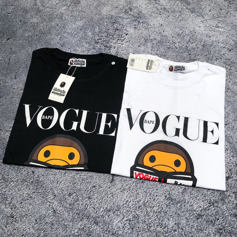 Kaos Bape / Kaos Vogue / Bape X Vogue