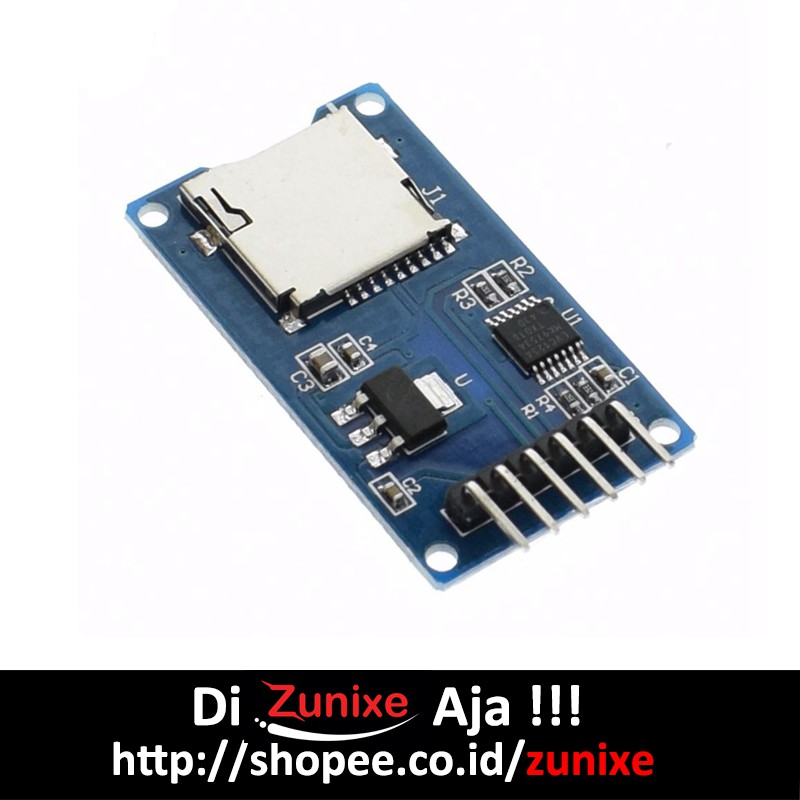 MICRO SD CARD MINI TF READER SLOT READ WRITE SPI MODULE