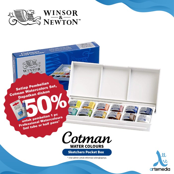 

air-cat- cat air winsor & newton cotman 12 half pan sketchers pocket watercolor -cat-air.