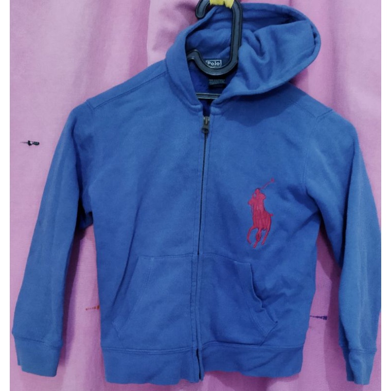 [preloved] Jaket Anak Laki Polo Ralph Lauren Biru