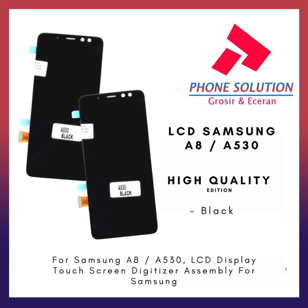 LCD Samsung A8 A530 2018 Fullset Touchscreen // Supplier LCD Samsung - Garansi 1 Bulan