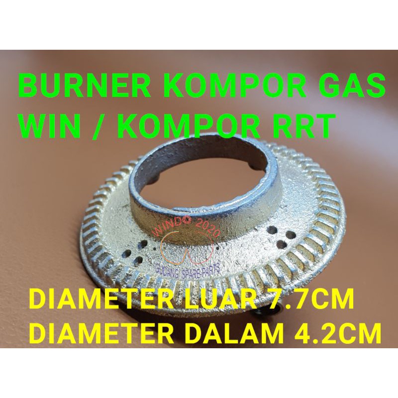 BURNER UMUM RRT  BURNER KOMPOR UMUM BURNER KOMPOR GAS ALLOY JAPAN ZINC  RING KOMPOR UMUM RRT JAPAN