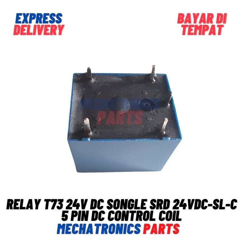 [REL-9009] RELAY T73 24V DC SONGLE SRD 24VDC-SL-C 5 PIN DC CONTROL COIL