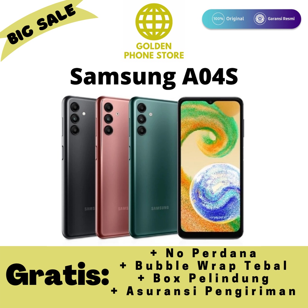 Samsung Galaxy A04s 4GB/64GB - Original &amp; Garansi Resmi Samsung Indonesia