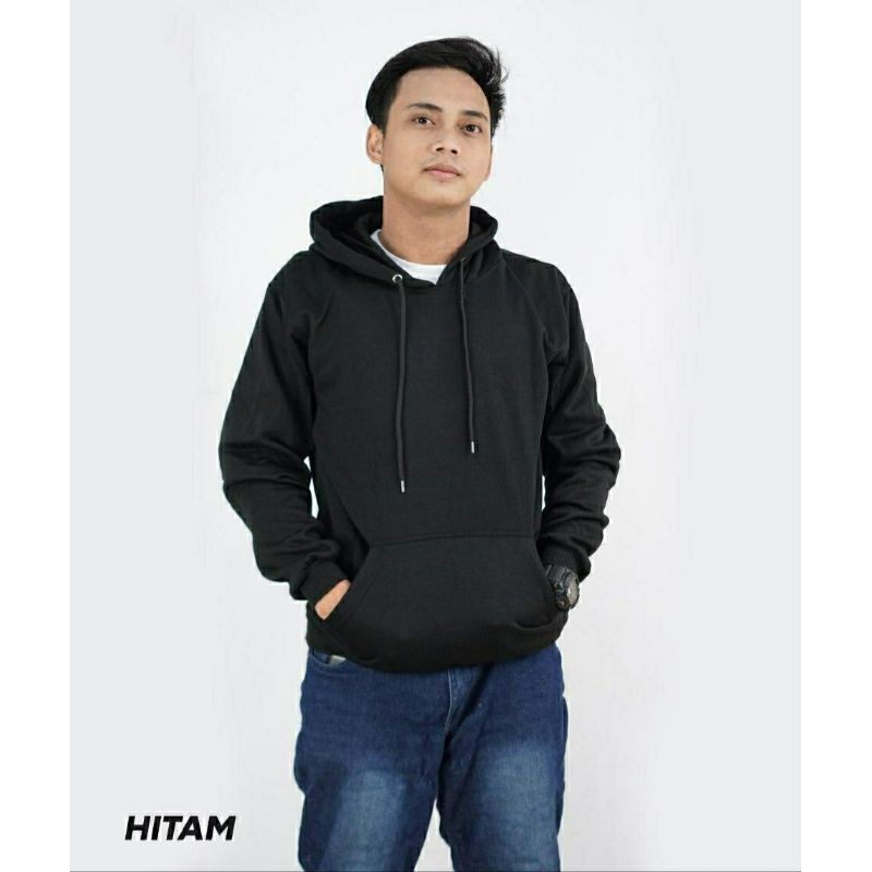 Hoodiepic - Hoodie grade premium polos - Hitam