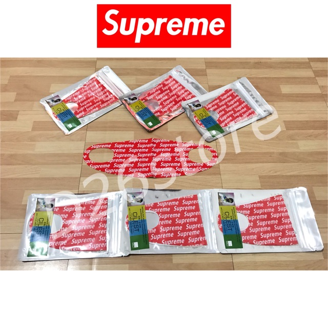 Masker Scuba Motif Supreme Masker Pelindung Hidung Mulut kualitas Premium
