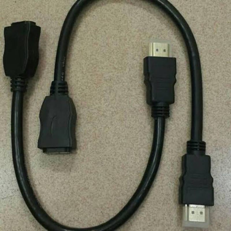 [ZDC] KABEL HDMI EXTENSION MALE TO FEMALE 30 CM / 0.3 METER