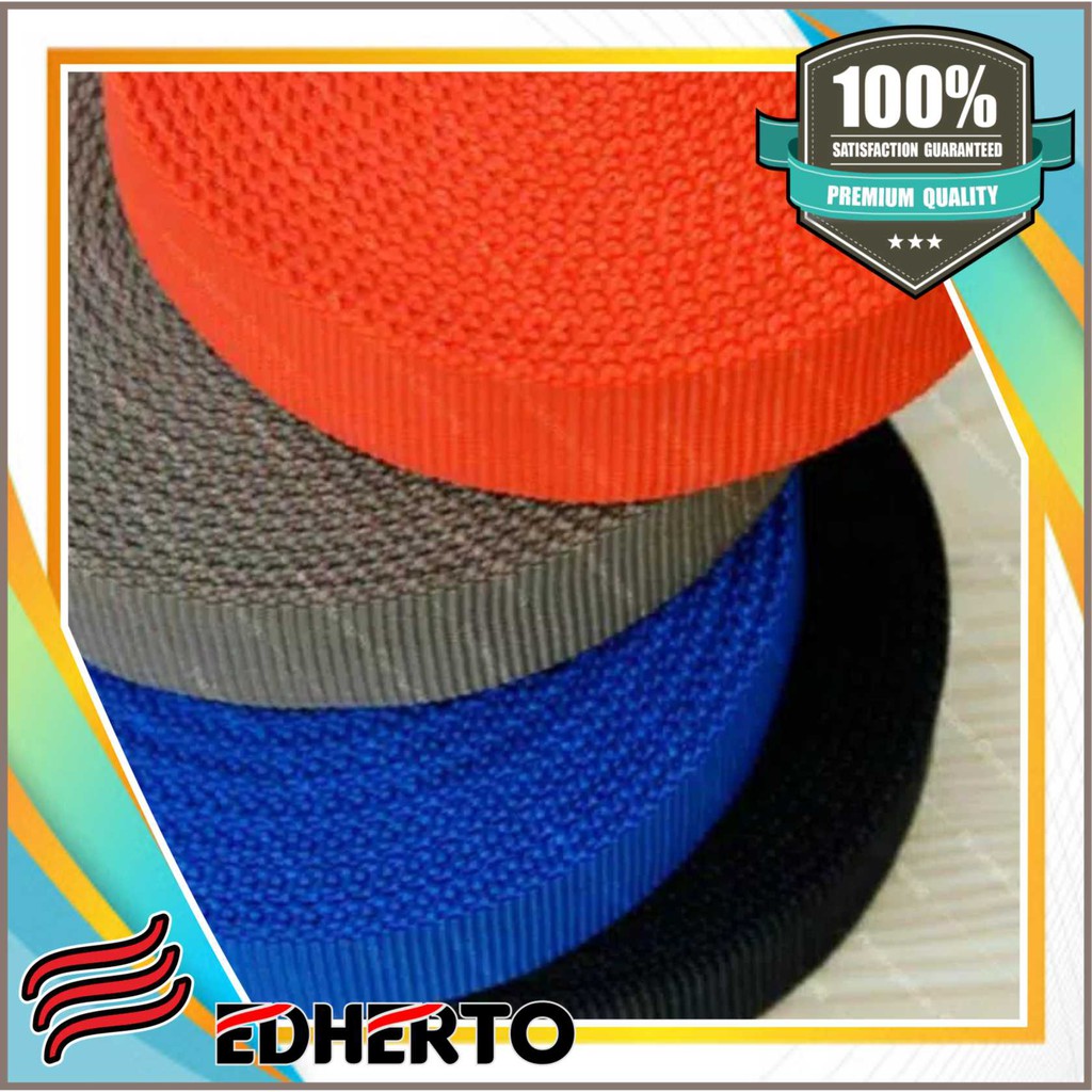 Webing Tubular Tebal 45 Meter - Tali Webing Tubular 50 Yard Multy Fungsi - TALI WEBING Panjat Gunung