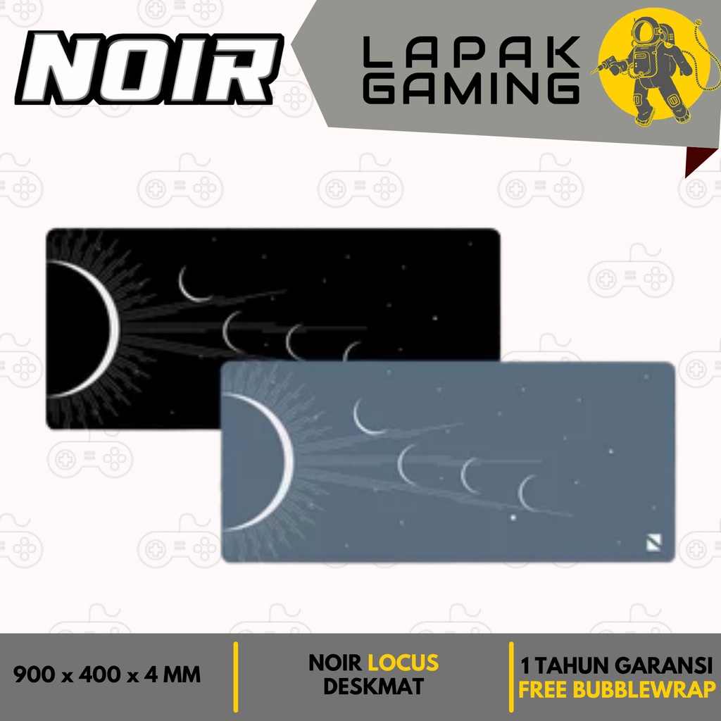 Noir Black Locus / Blue Locus Deskmat Desk mat Cloth Gaming Mousepad Mouse pad