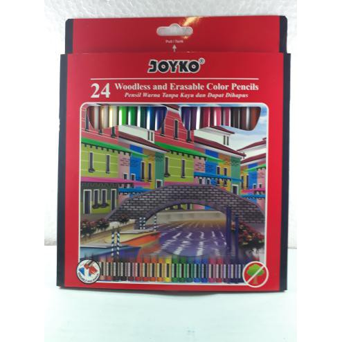 

Sale!! Joyko 24 Pensil Warna Tanpa Kayu Dan Dapat Dihapus Terbaru