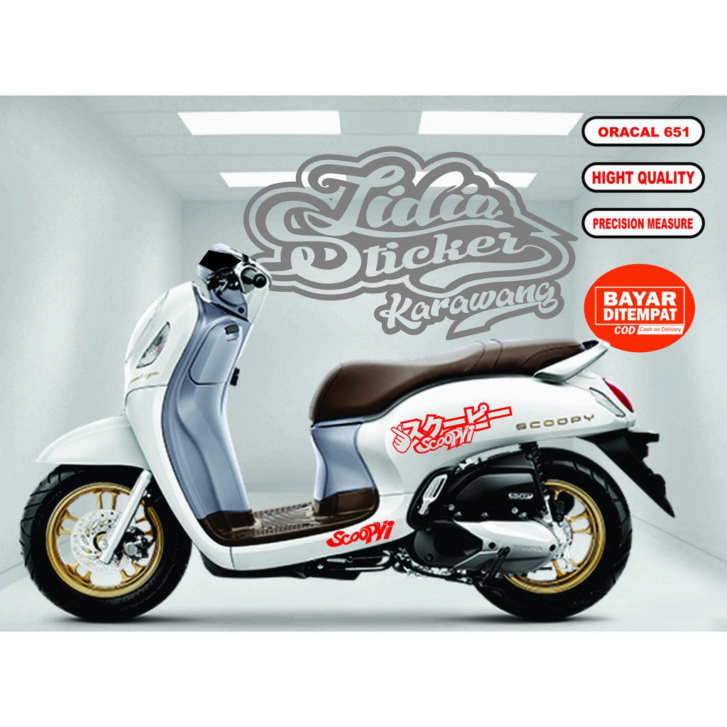 STRIPING SCOOPY NEW 2021 JEPANG