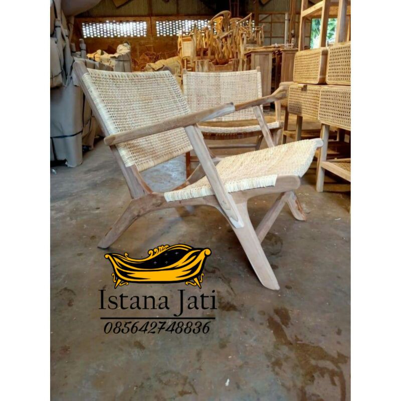 kursi santai rotan/kursi teras rotan jati/kursi pantai jati/bale bale bagong jati/kursi kursi sofa