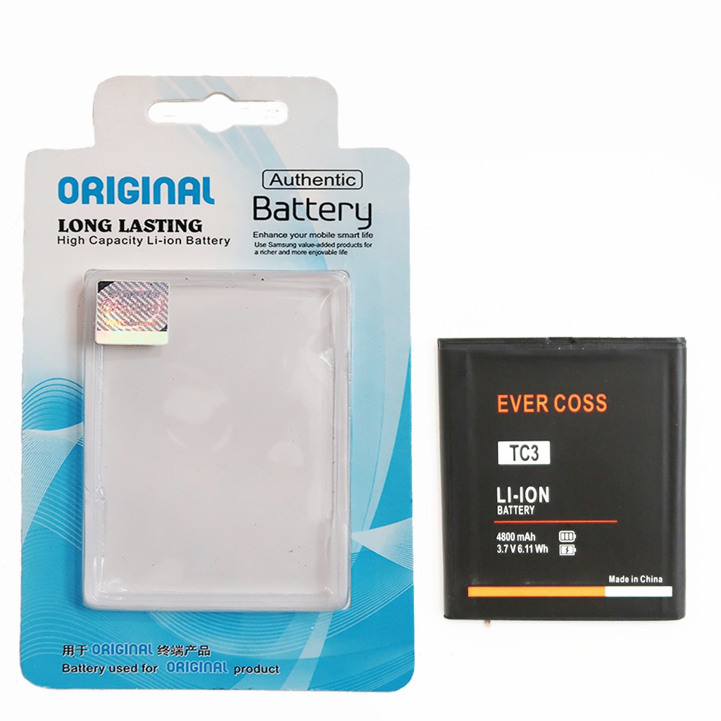 BOS - Battery Evercoss A5C A7A A7S A7V A33C A66 A66A A74M A75G A75 A75A A75* C5 EC-1 R40G TC3 | Batre Baterai HP Cross