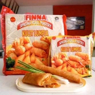 

Kulit lumpia Fina 550gr isi 40 lembar(215mm x 215mm) free buble wrap & dus