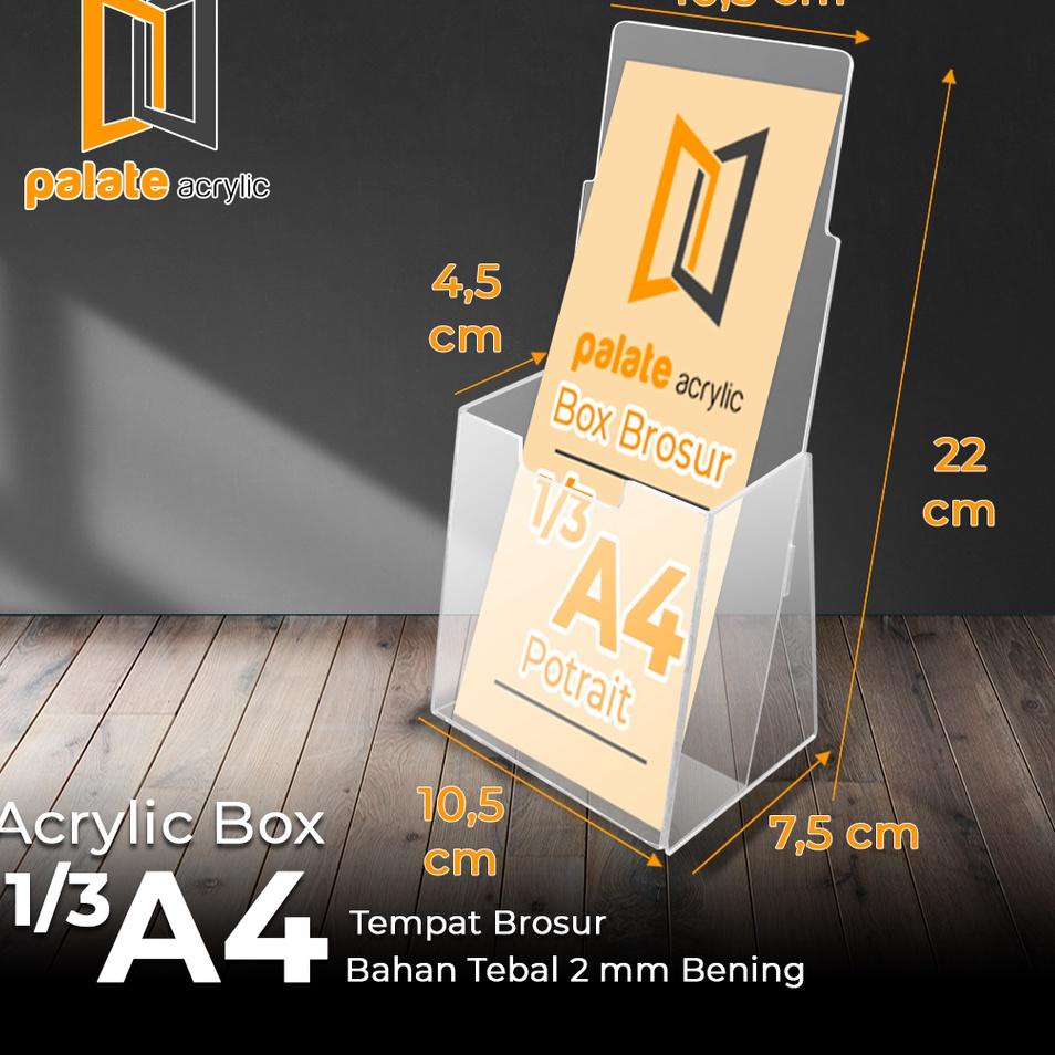 

Get Order AKRILIK RAK TEMPAT BROSUR AKRILIK - 1/3 A4 MODEL JADI