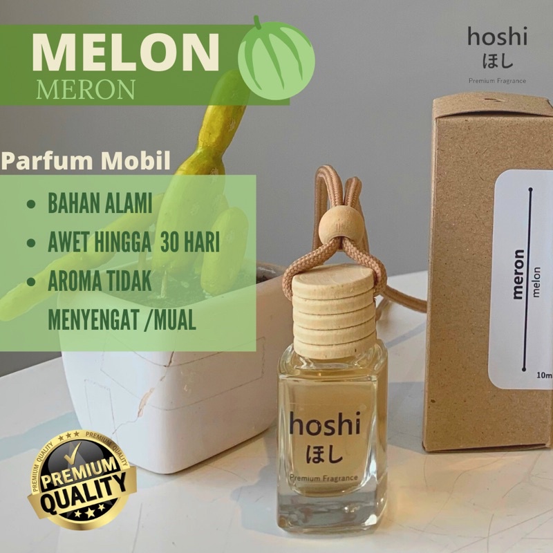 HOSHI FRUIT SERIES - Parfum Mobil dan Ruangan 10ml  (PAKET BUAH ISI 4)