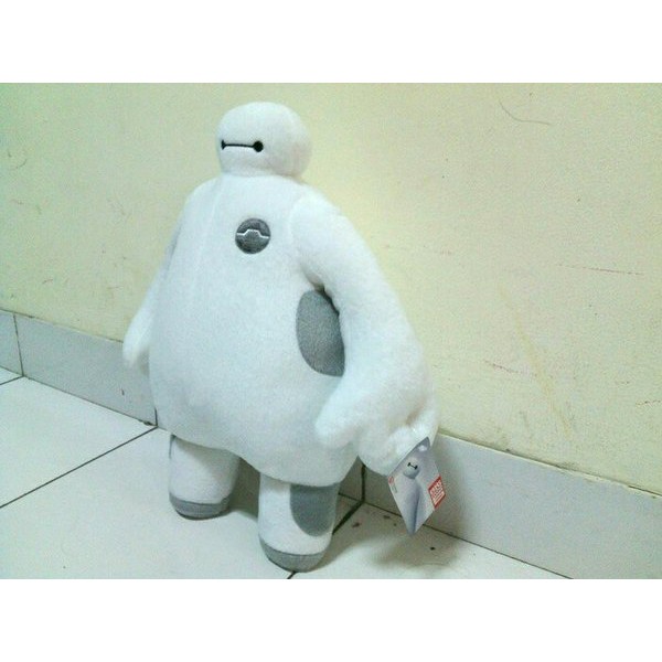 B 8        READYBoneka BAYMAX putih besar (big) bagus dari film Big Hero Six tinggi 38 cm dikemas