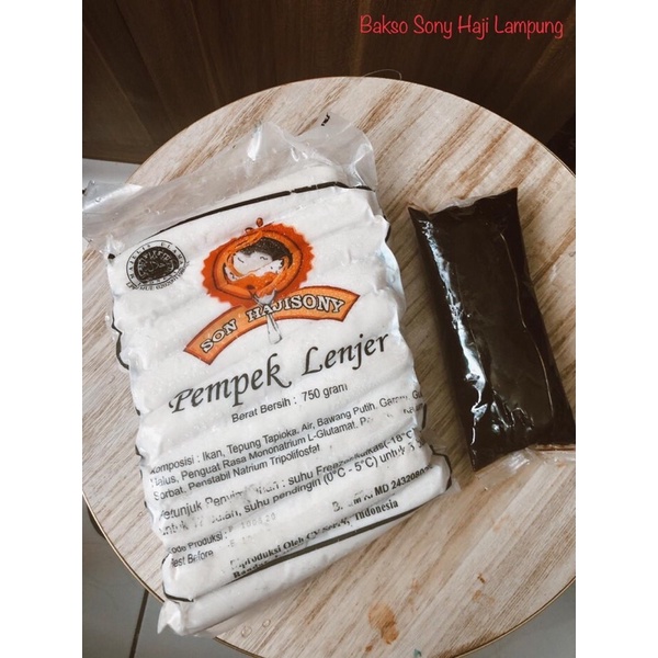 

Pempek Sony Lenjer Super + Cuko dan Tanpa Cuko