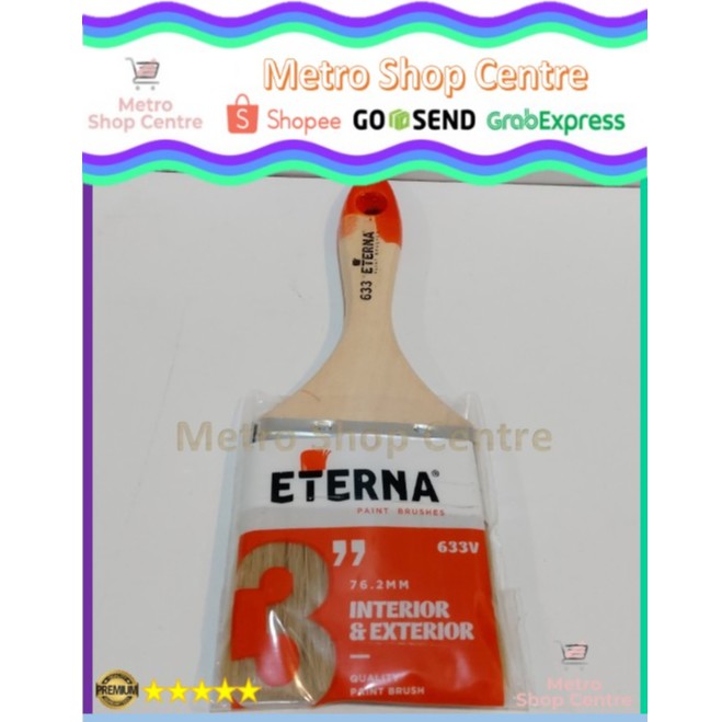 

Eterna - Kuas Cat (Paint Brush) 3" (3 inch / 3 inci) 633 V 76.2 mm