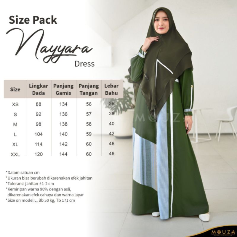 GAMIS WANITA NAYYARA BY MOUZA INDONESIA