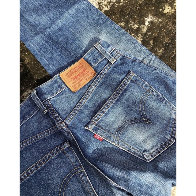 Levis 503 Denim Pants Levis Jeans Distressed Second Original