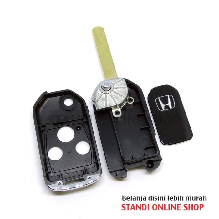 Casing Kunci Lipat Flip Key Rumah Kunci Honda Accord Civic 3 Tombol