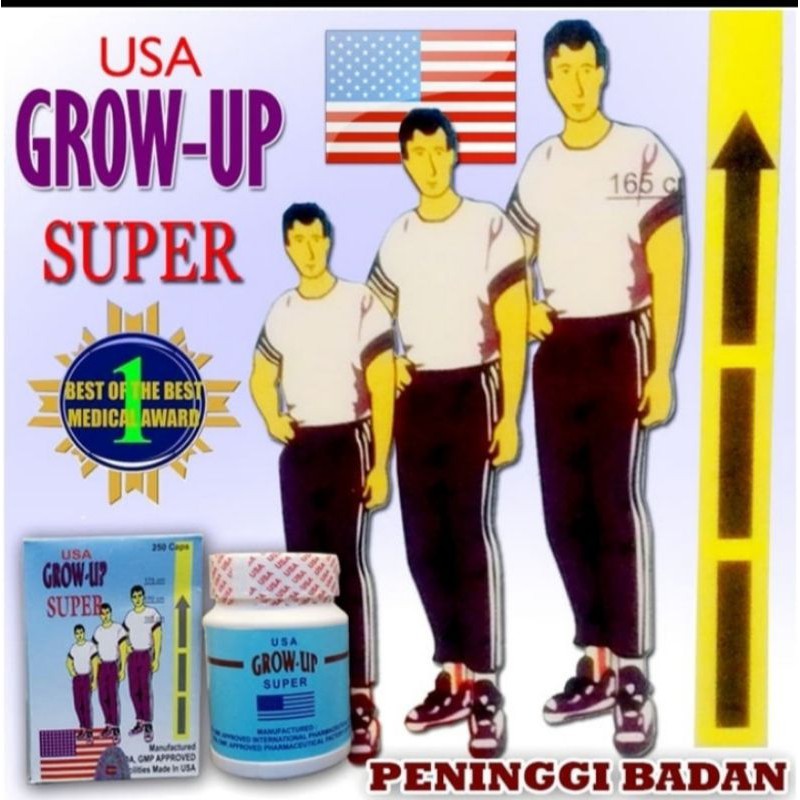 GROW UP SUPER USA ORIGINAL / SUPLEMEN PENINGGI BADAN