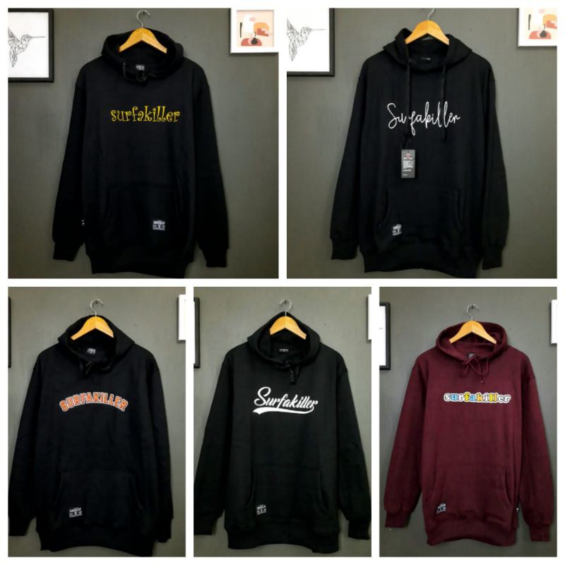 (Bisa COD) Jaket Hoodie Distro Surfakiller Jumbo