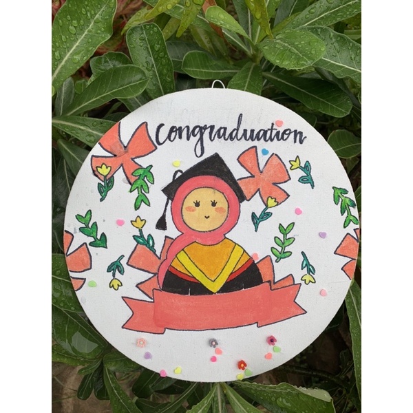 

[DrawMyMoment] CANVAS LINGKARAN GANTUNG HADIAH KELULUSAN