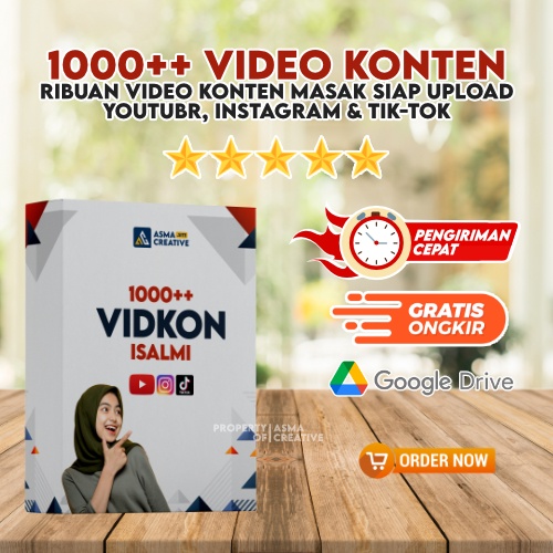 1000 Video Konten Islami Siap Upload Untuk Medsos