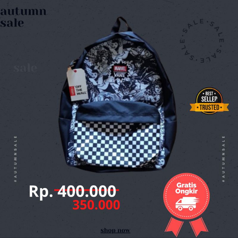 TAS BACKPACK VANS X MARVEL