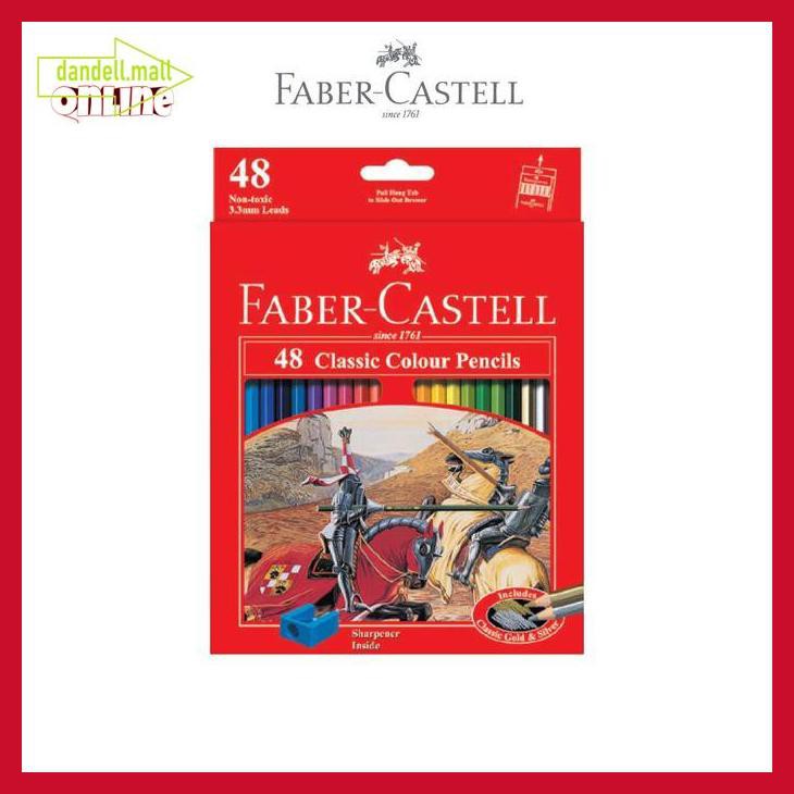 

U8Tyrt67- Faber-Castell Classic Colour Pencils Set 48 E3Yrf797-