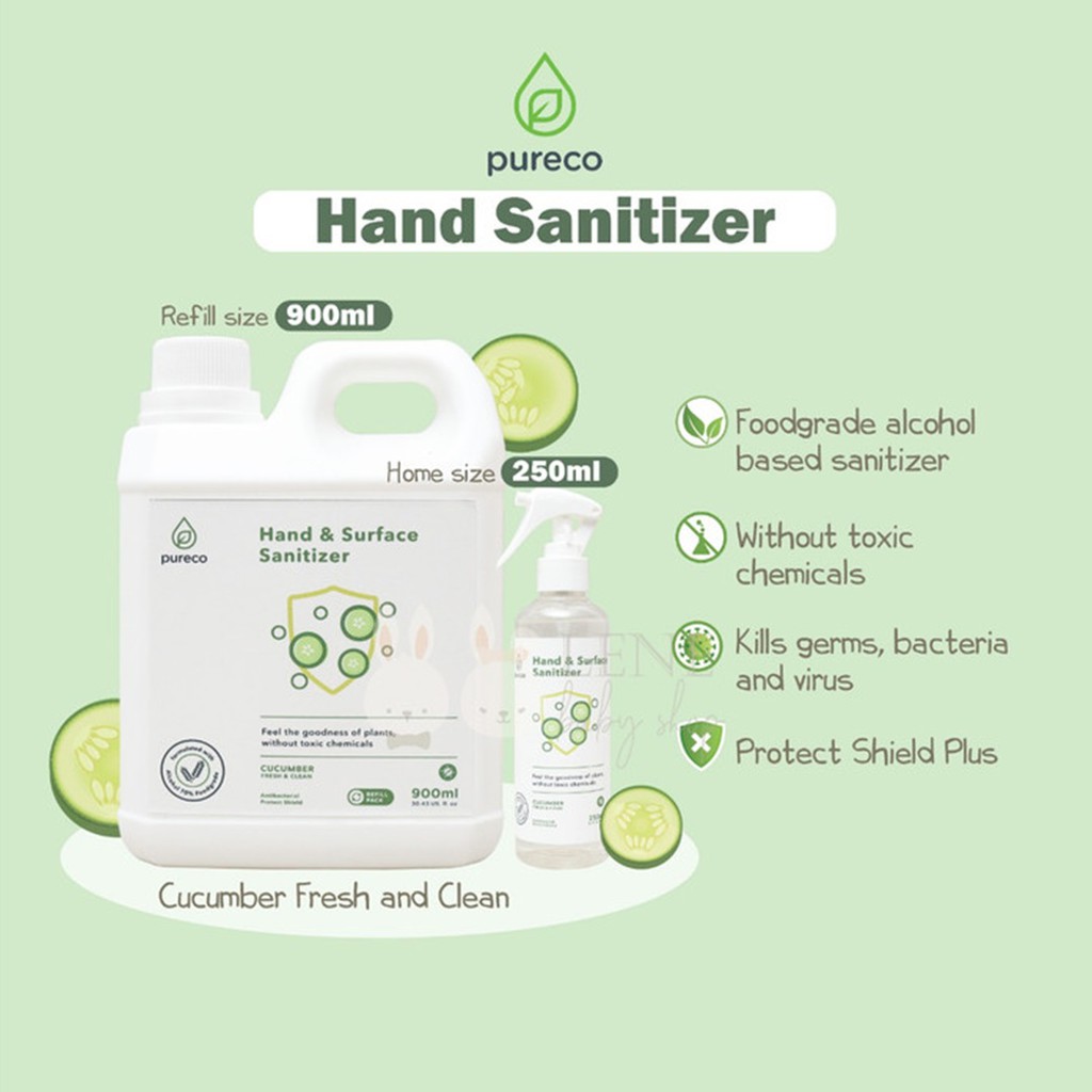 Pureco Hand &amp; Surface Sanitizer 900ml