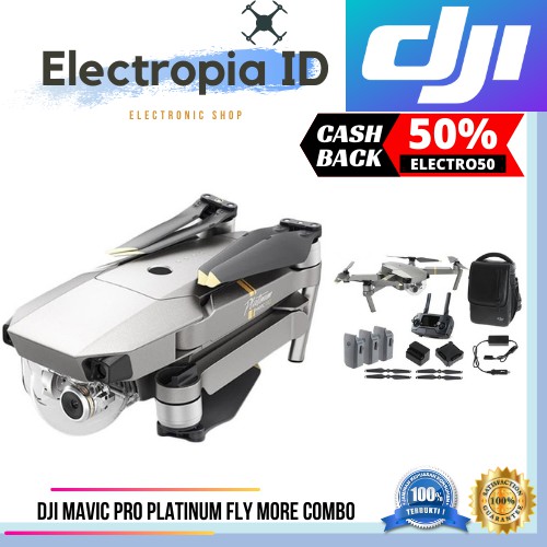 DJI MAVIC PRO PLATINUM FLY MORE COMBO