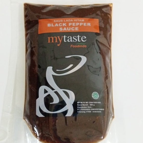 

My Taste Saus Lada Hitam Black paper