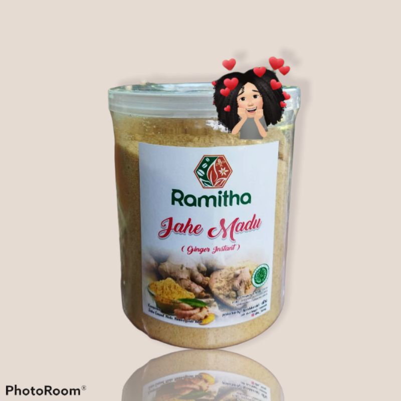 

Jahe Madu bubuk tinggal seduh Ramitha 250 gram Jahe+madu asli enak, murah, bikin tambah sehat