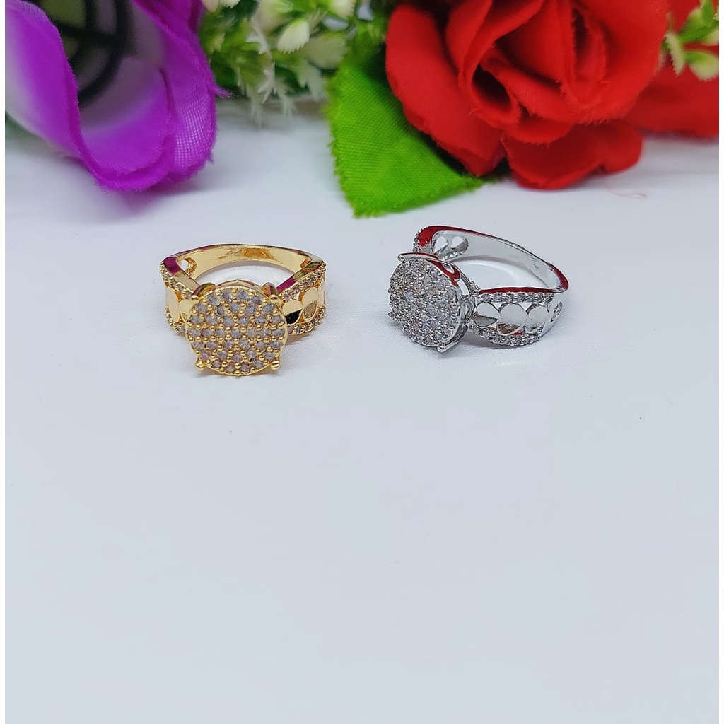 Cincin Xuping Permata Lapis Emas 85A-86A