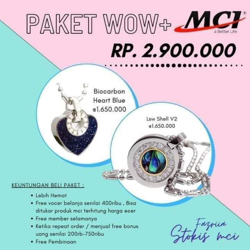 Paket WOW+ MCI /Kalung Kesehatan MCI