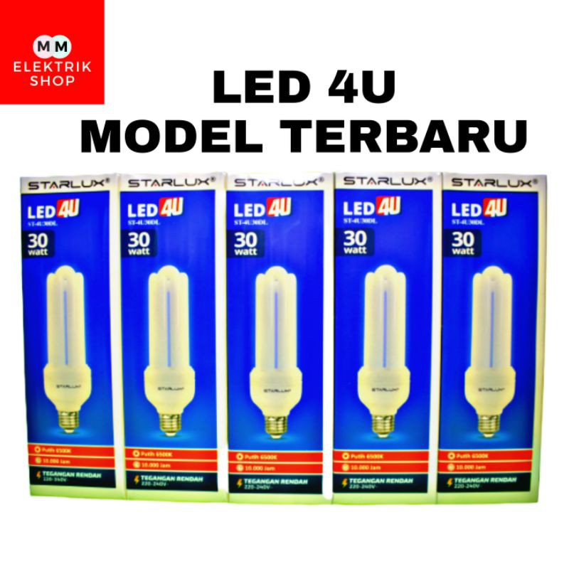 Lampu Led 4U Jari 30 Watt Terbaru Best Seller STARLUX