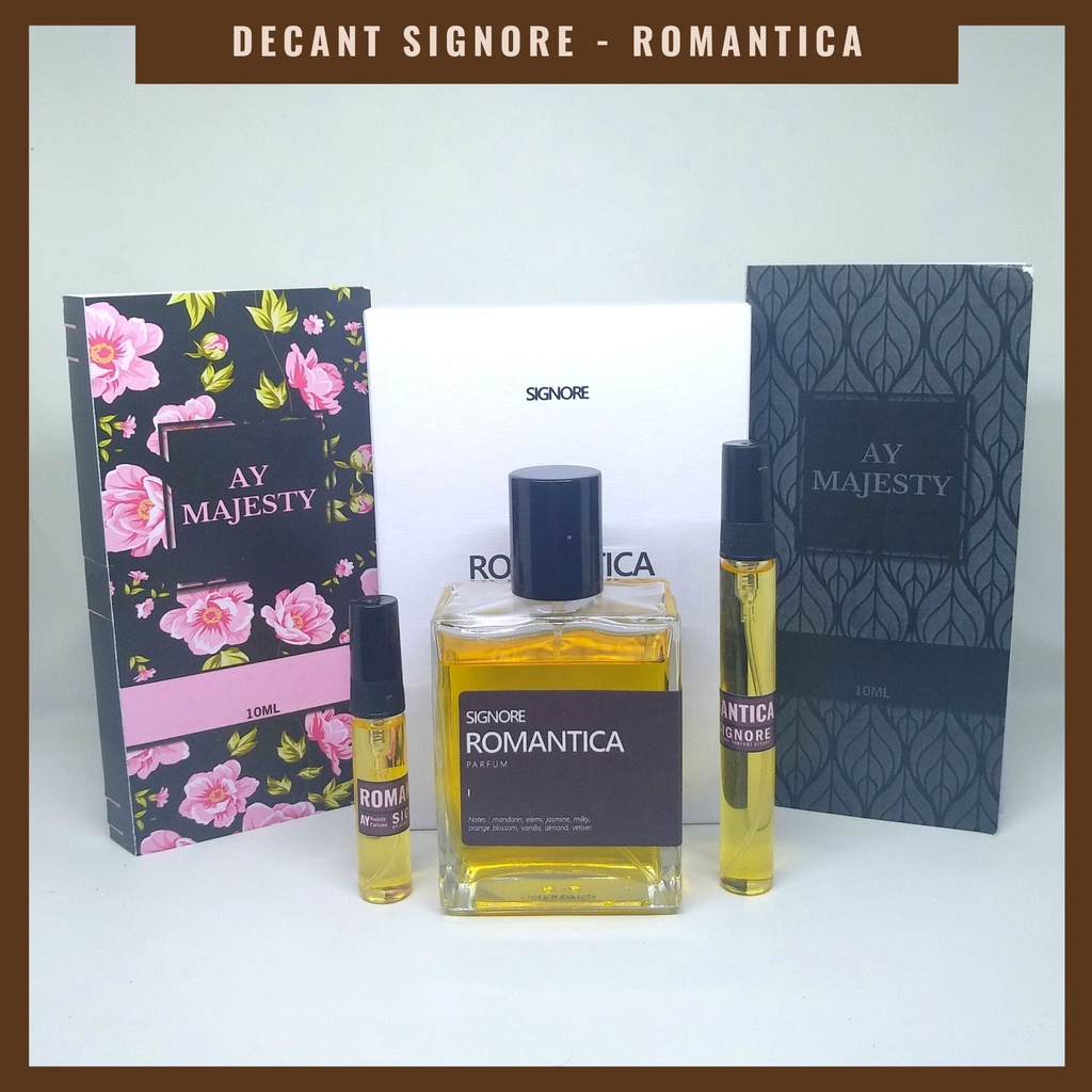 SIGNORE ROMANTICA - Parfume Original Decant Share in jar Bottle Parfum Wanita, Unisex Parfum Pria