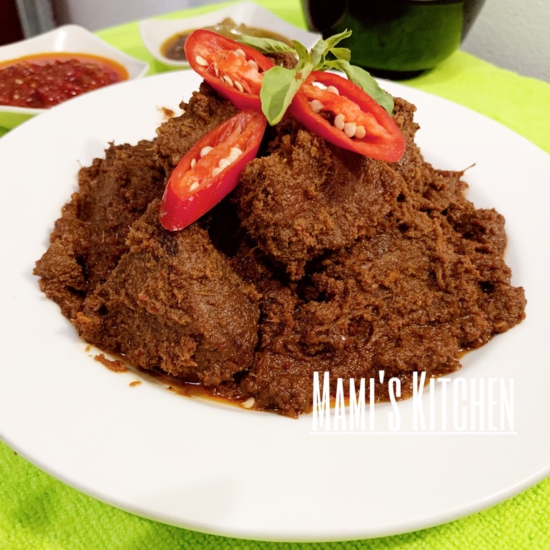 

Rendang Sapi Halal, daging empuk tidak atos Bumbu melimpah 250g