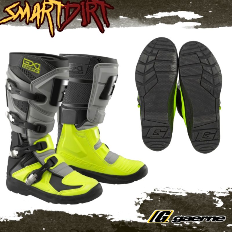 BOOTS GAERNE GX1 EVO OFFROAD ENDURO. SEPATU GAERNE GX1 EVO YELLOW FLO