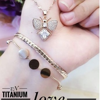 TiTanium set gelang kalung R47