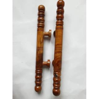  handle  pintu  BUBUT akar kayu  jati  asli Shopee Indonesia