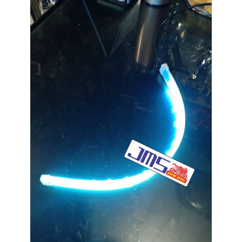 lampu alis led biru putih merah plus lampu sen running universal nmax aerox vario pcx beat r15 r25