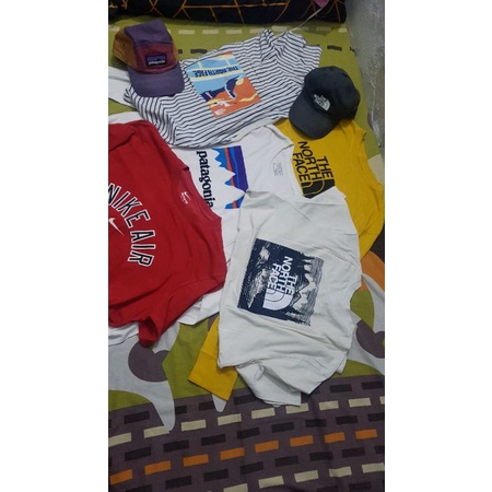 borongan kaos second